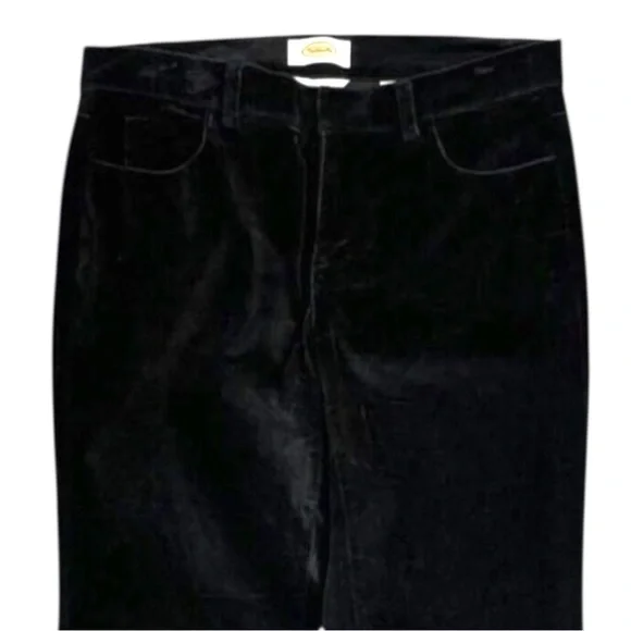 TALBOTS Stretch Velveteen straight pants in Classic Black Size 4–FALL STAPLE!!! - Picture 3 of 11